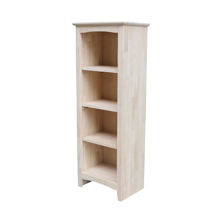 International Concepts Shaker Bookcase, 48" H, Unfinished SH-18248A